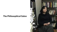 Prof Irina Zherebkina and The Philosophical Salon logo