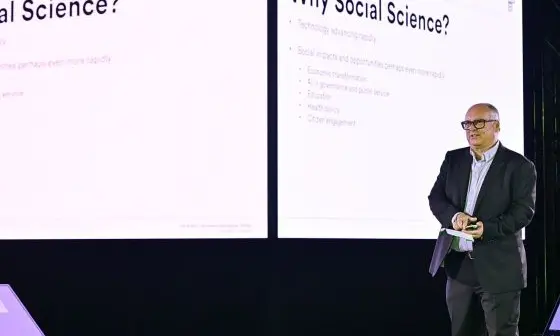 Professor Martin Anthony at the Nova Data With Purpose Summit