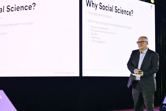 Professor Martin Anthony at the Nova Data With Purpose Summit