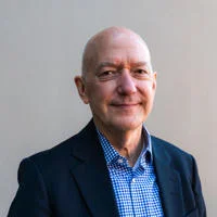 A portrait photograph of Professor Charles Stafford