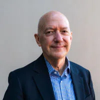 A portrait photograph of Professor Charles Stafford