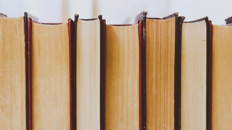 books on shelf