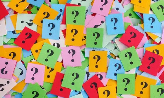 Question marks