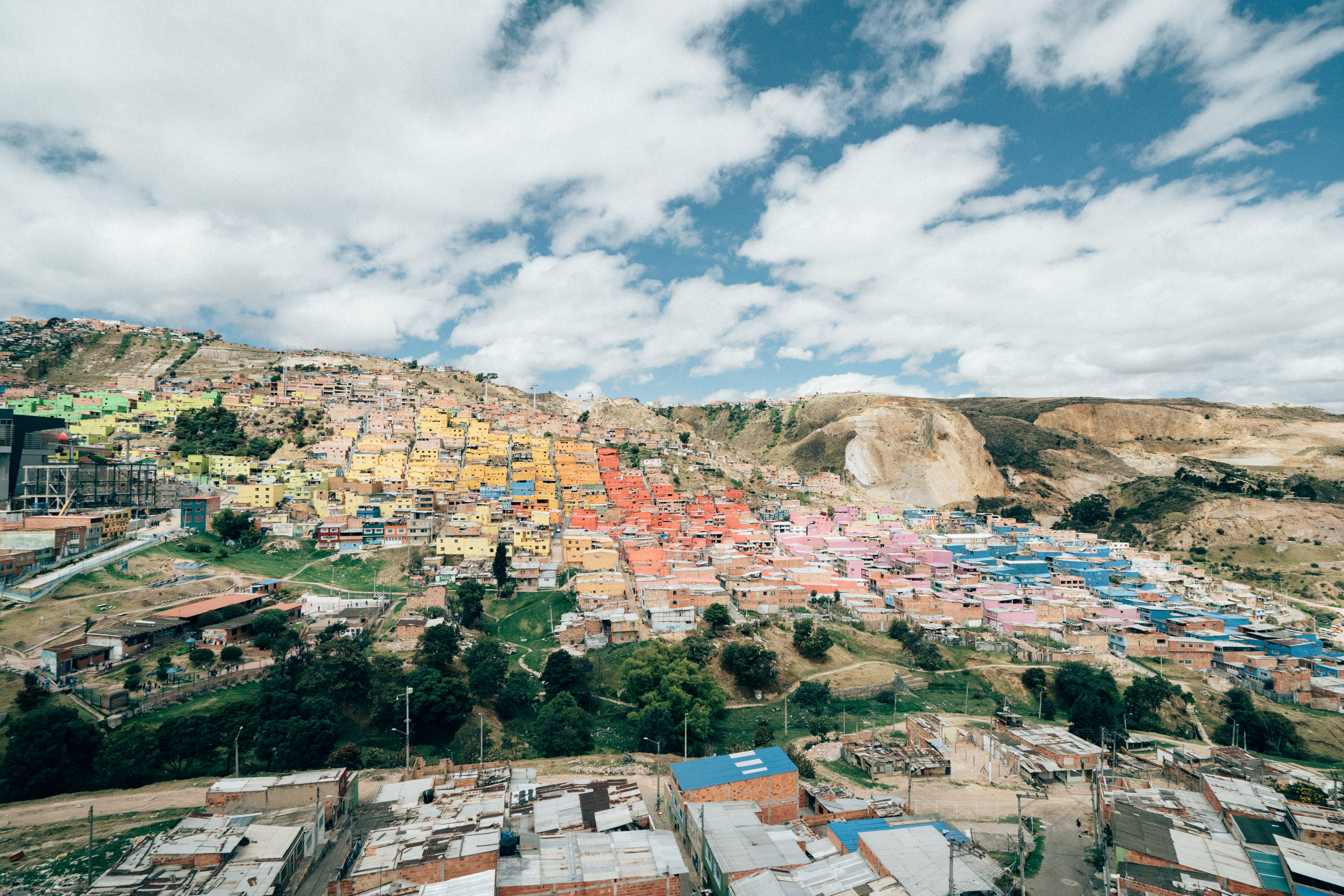 Houses in Bogota, Colombia
