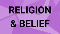 Religion and belief banner