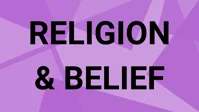 Religion and belief banner