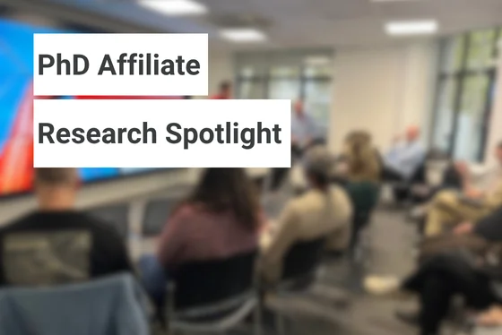 PhD Affiliate research spotlight card
