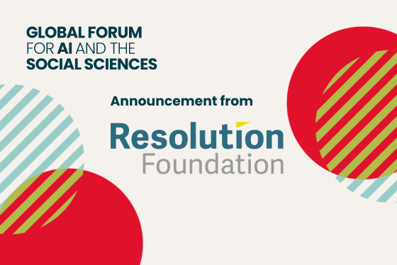 Resolution Foundation announcement 