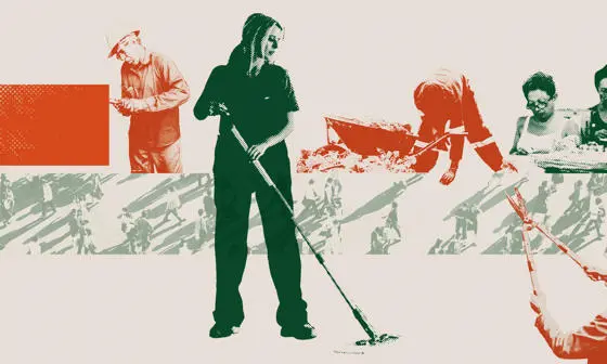 Workers in low-paid industries
