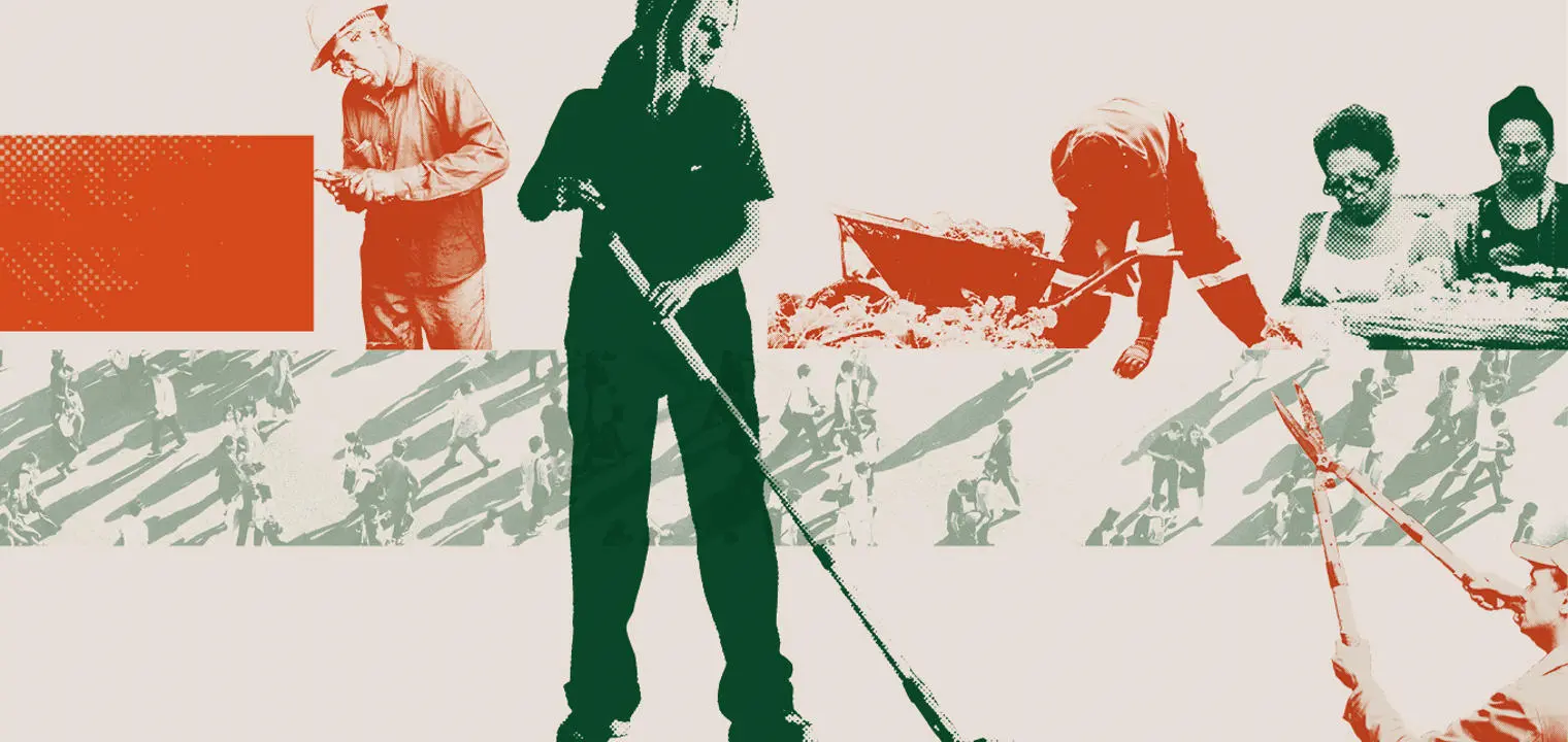 Workers in low-paid industries