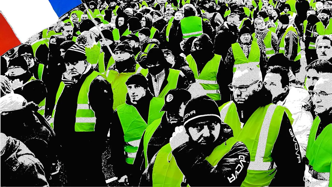 Protestors in France