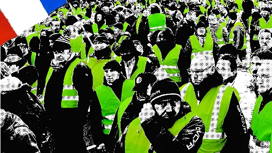 Protestors in France