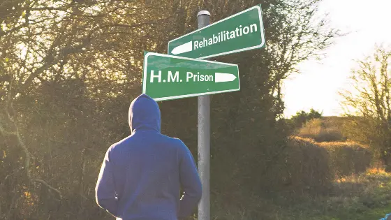 Offender rehabilitation in prison or the community?