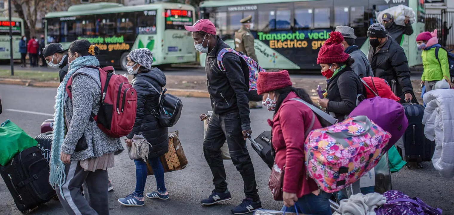 Bolivian migrants in Chile
