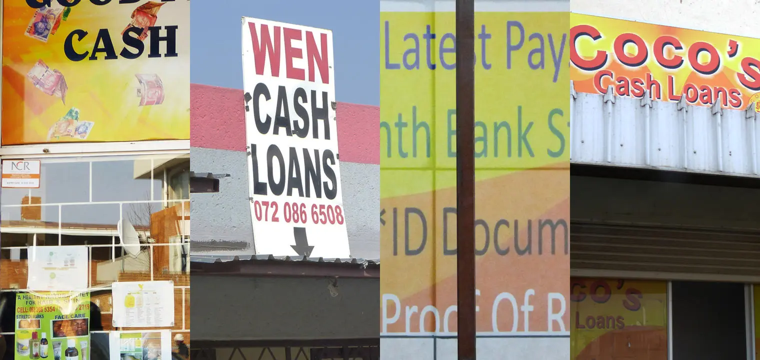 lending signs in South Africa