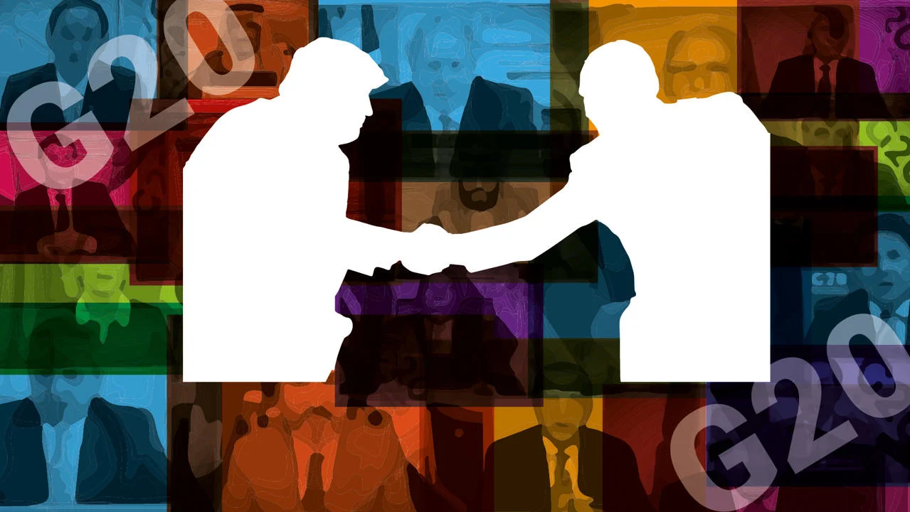 People shaking hands