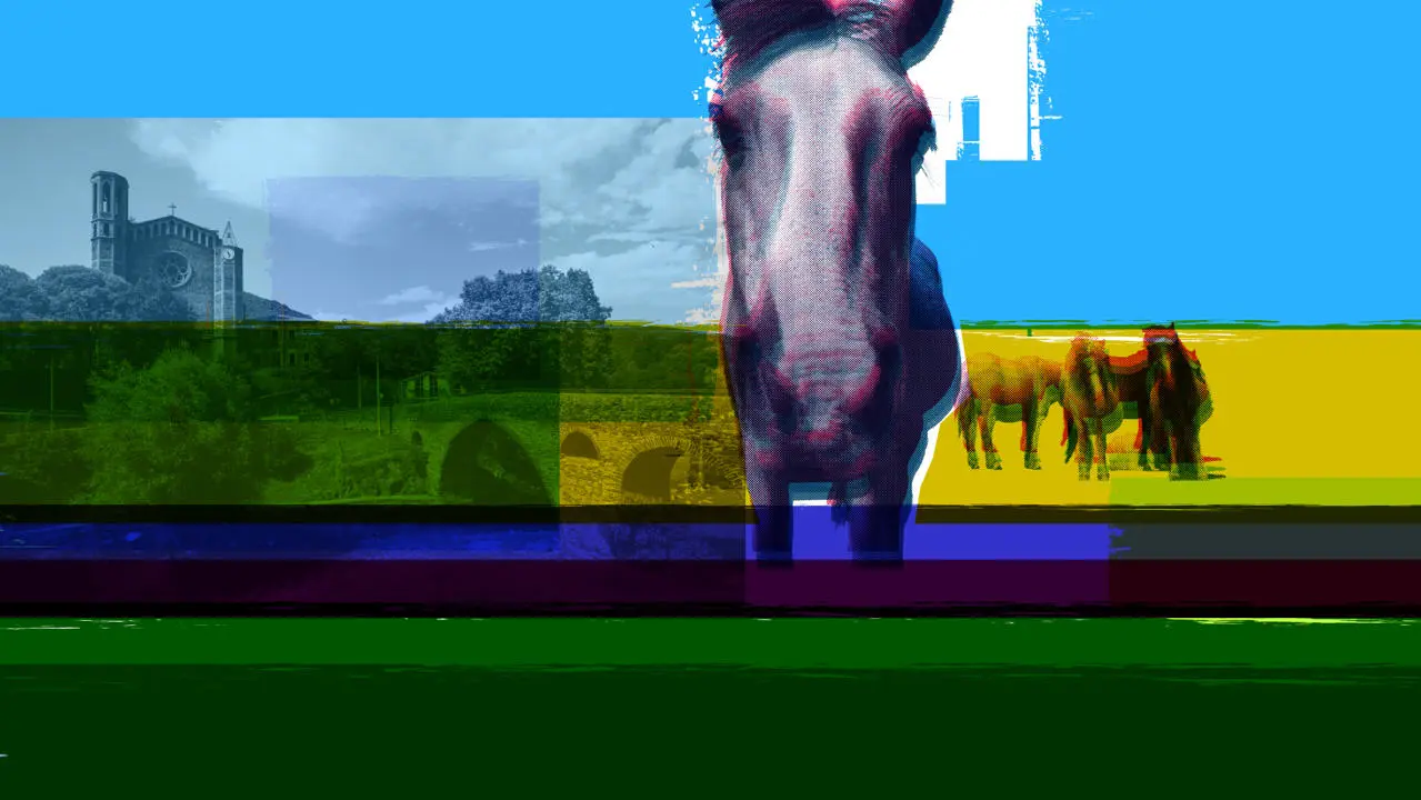 Rural England and horse