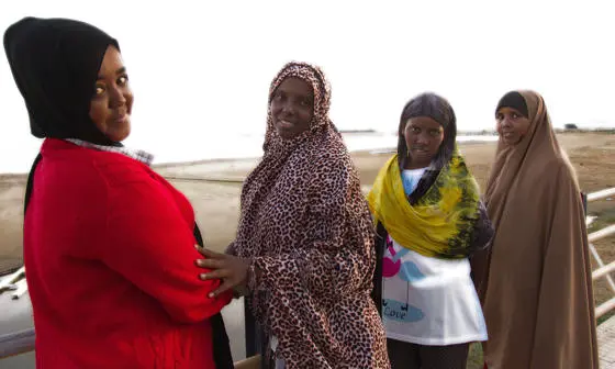 A group of Somali women