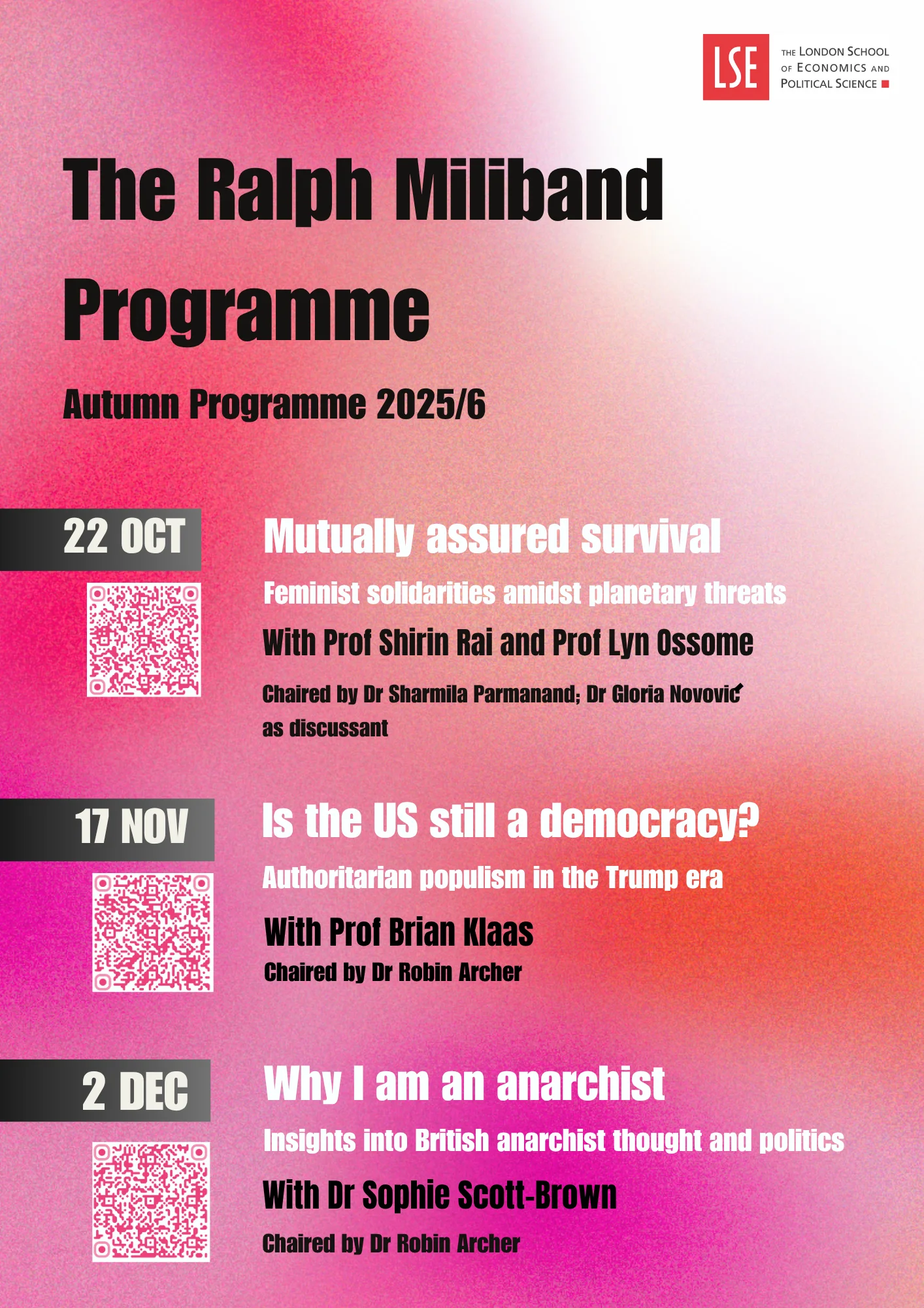 RMP - Autumn Series Programme