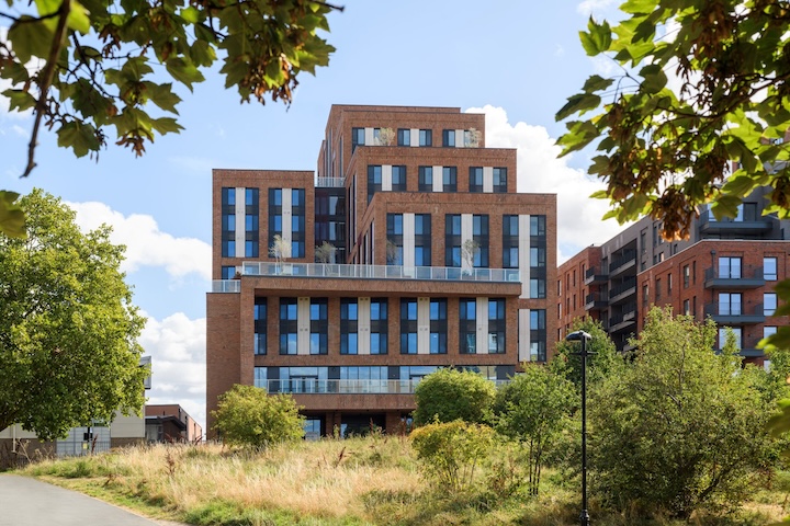 Robeson House Exterior, view from Burgess Park