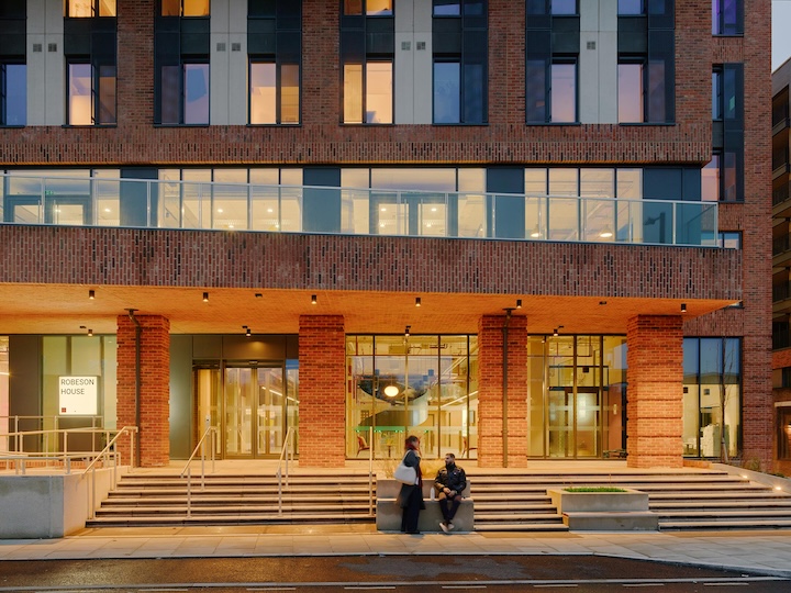 The Exterior of Robeson House
