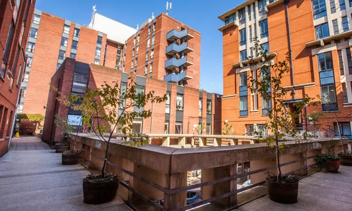 An exterior view of the Rosebery Hall accommodation building at LSE