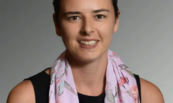 A profile picture of Dr Sarah Brierley smiling directly at the camera.