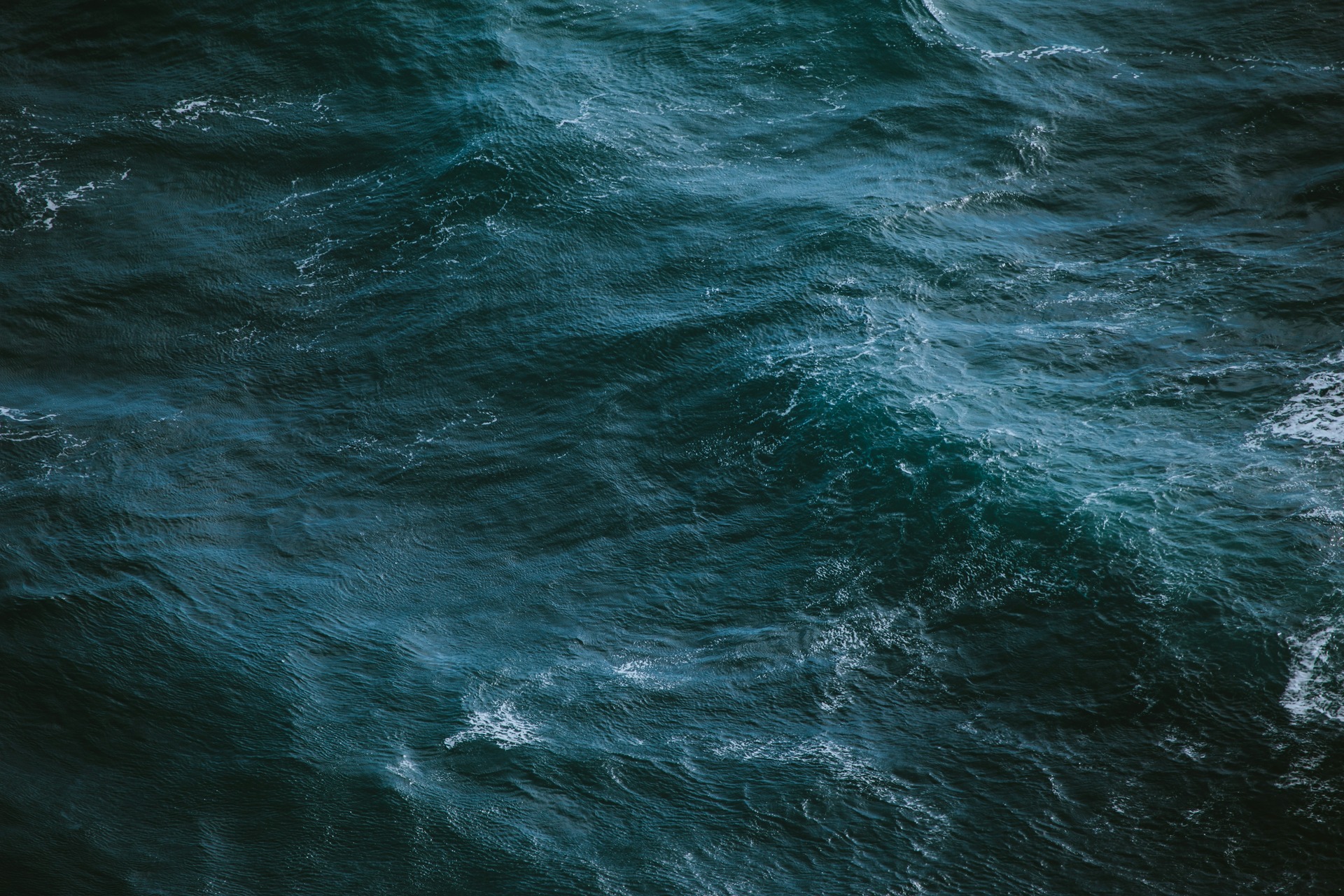 Dark blue sea