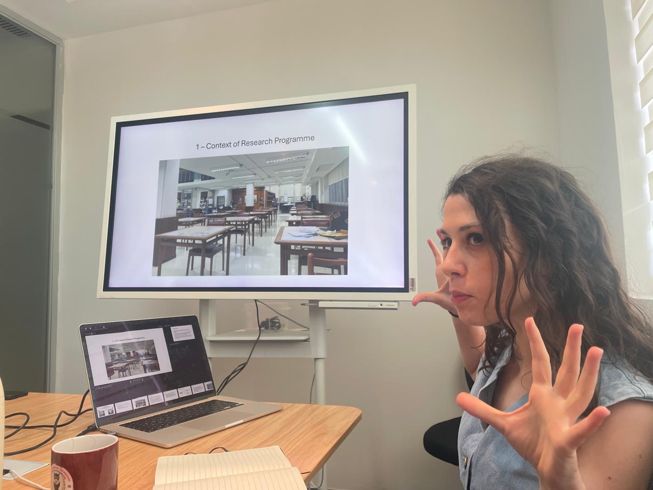 Seila Panizzolo presents her findings