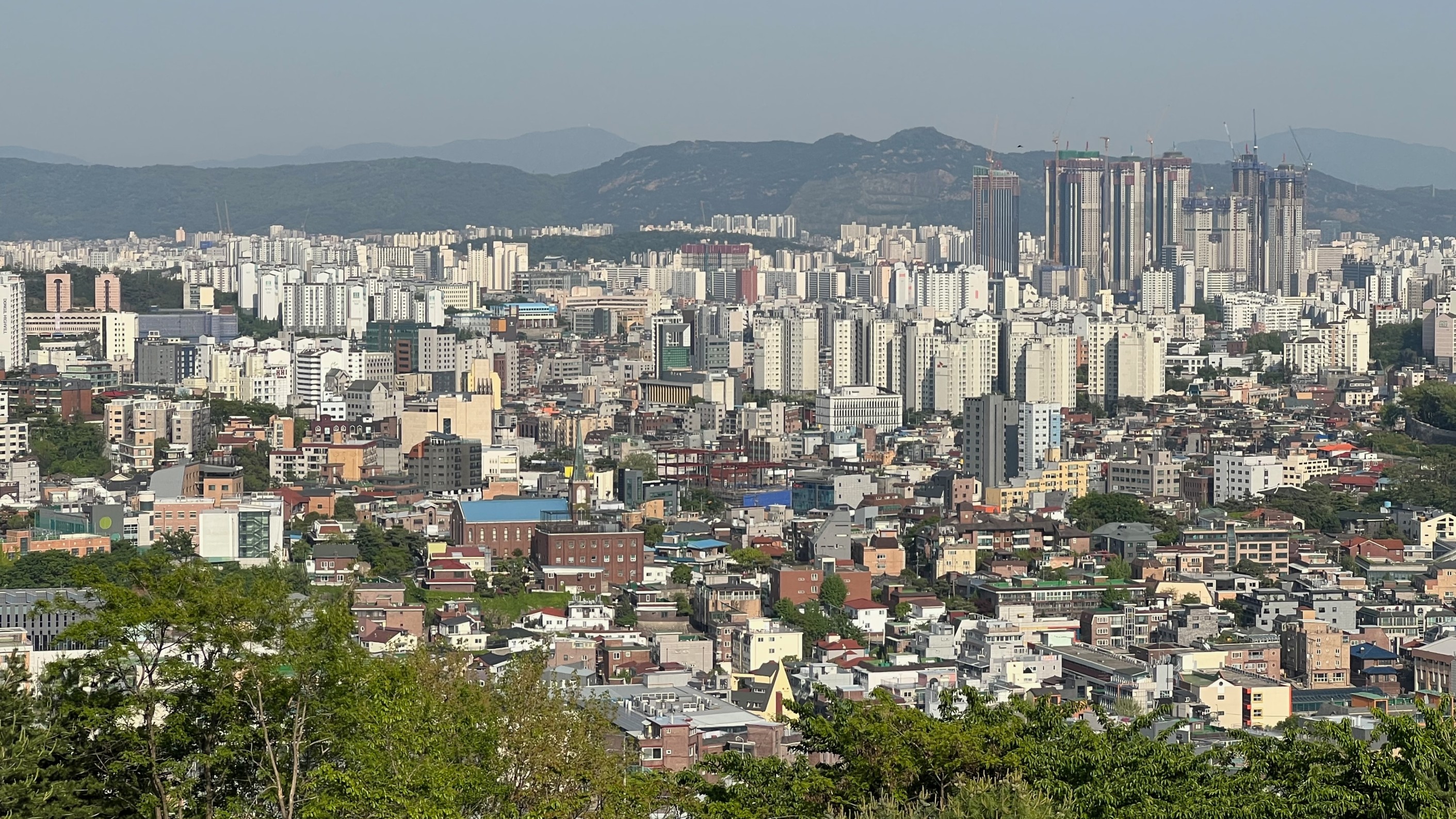 Seoul skyline, 2022. Photograph: Hyun Bang Shin
