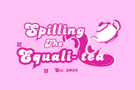 Logo of the LSE Gender student-led podcast 'Spilling the Equali-TEA'