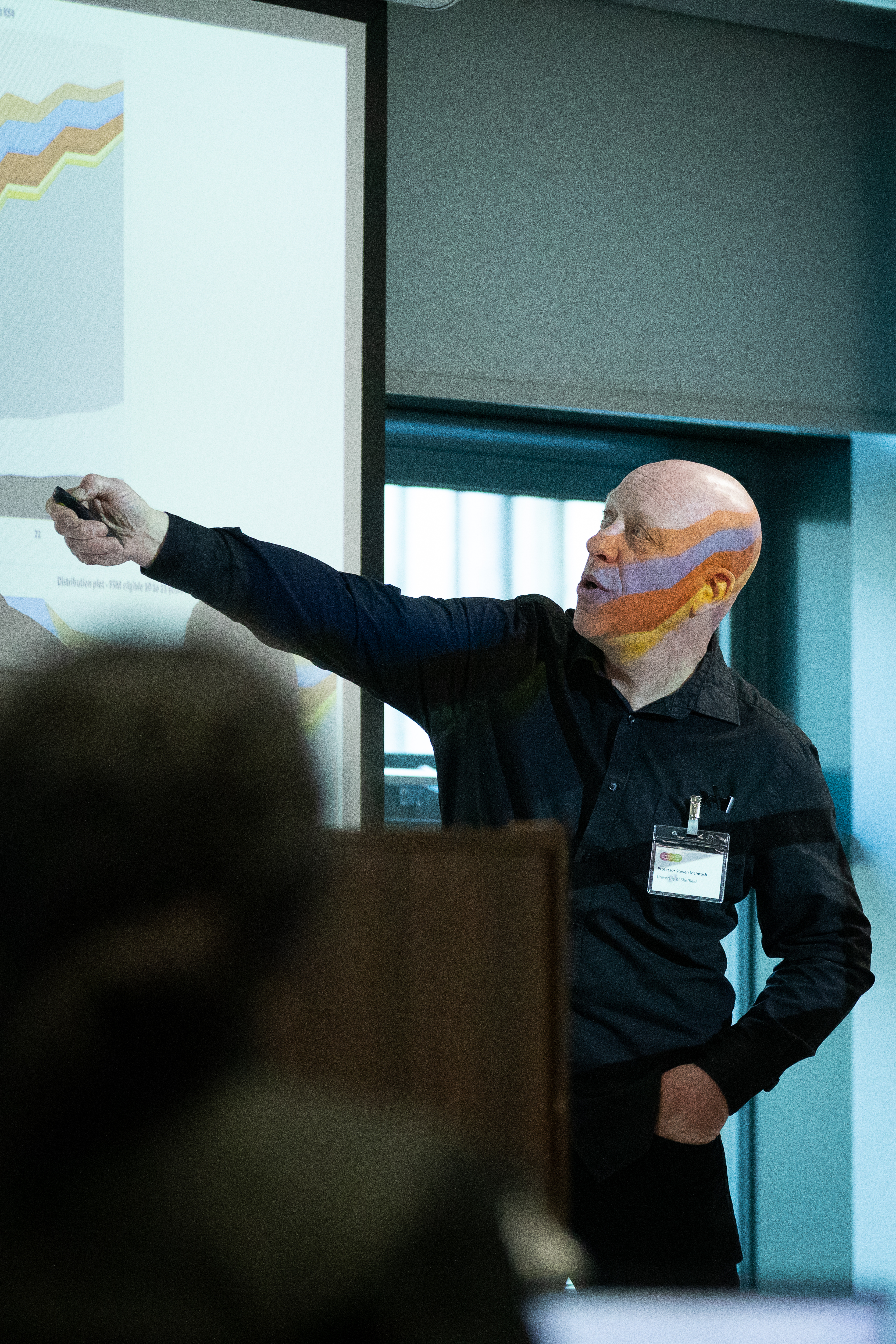Steve McIntosh presenting at an event