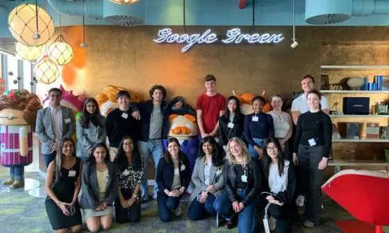 Group of students smiling