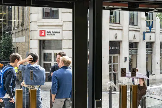 Group of students in front of the Old Building