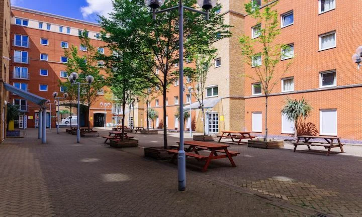 Sidney Webb House Courtyard Area