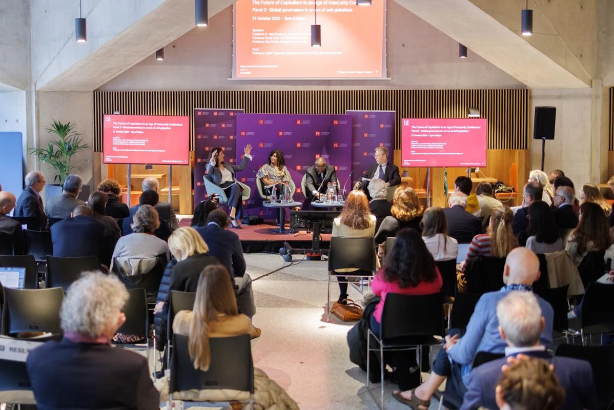 View of an academic conference keynote event