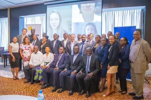 The launch of the "Improving competitiveness of the manufacturing sector in Tanzania" event.