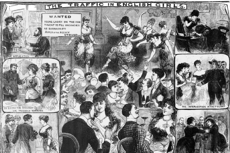 The illustration published along with the story in the Illustrated Police News on May 2 1885. Royal Historic Society