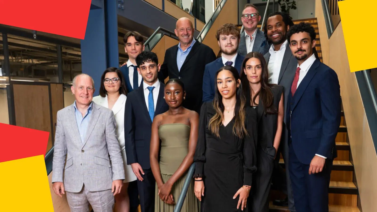 Members of the Uggla family stand alongside Uggla Family Scholars