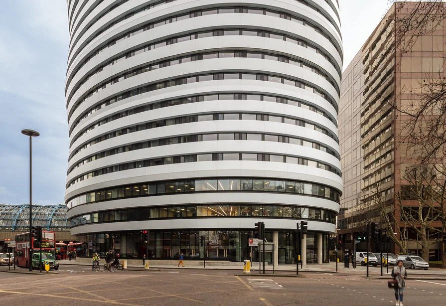An exterior view of the urbanest Westminster Bridge accommodation building at LSE