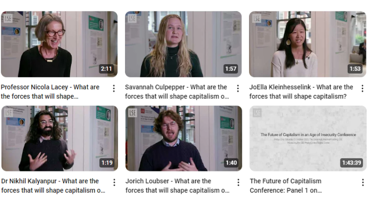 Images of YouTube videos