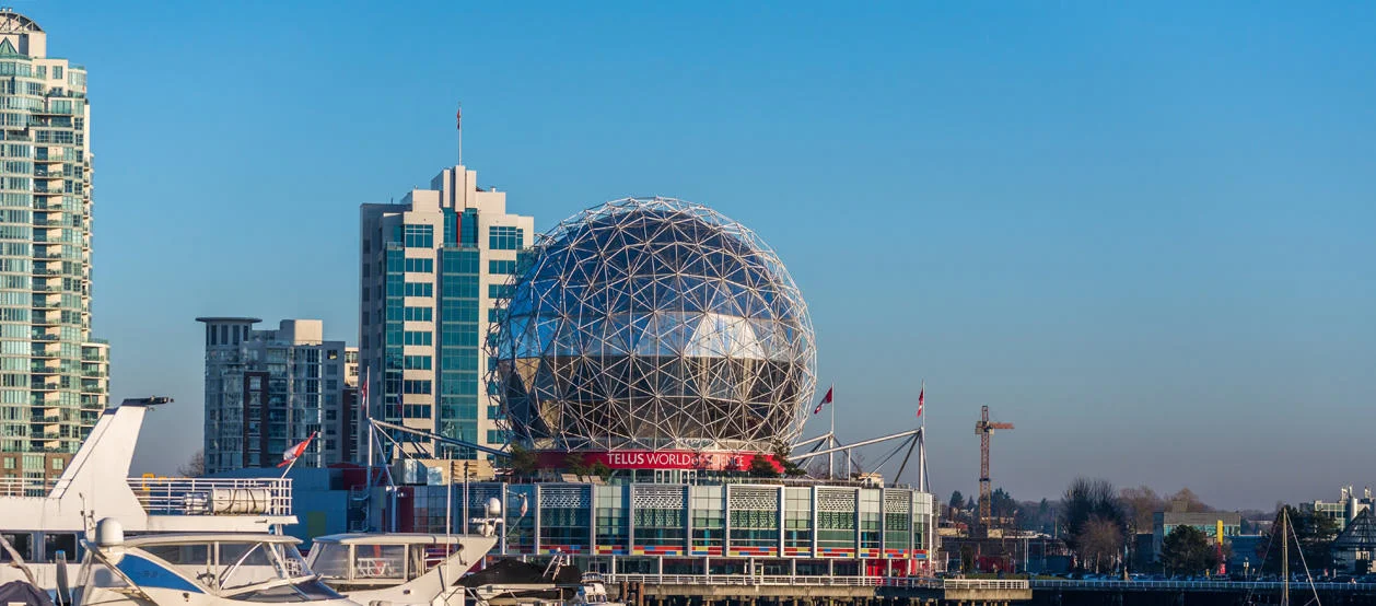 View of Vancouver skyline
