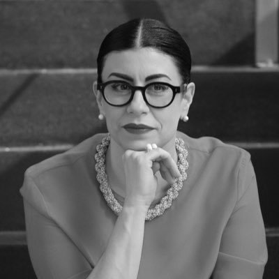 profile photograph of Vanessa Rubio-Márquez in black and white