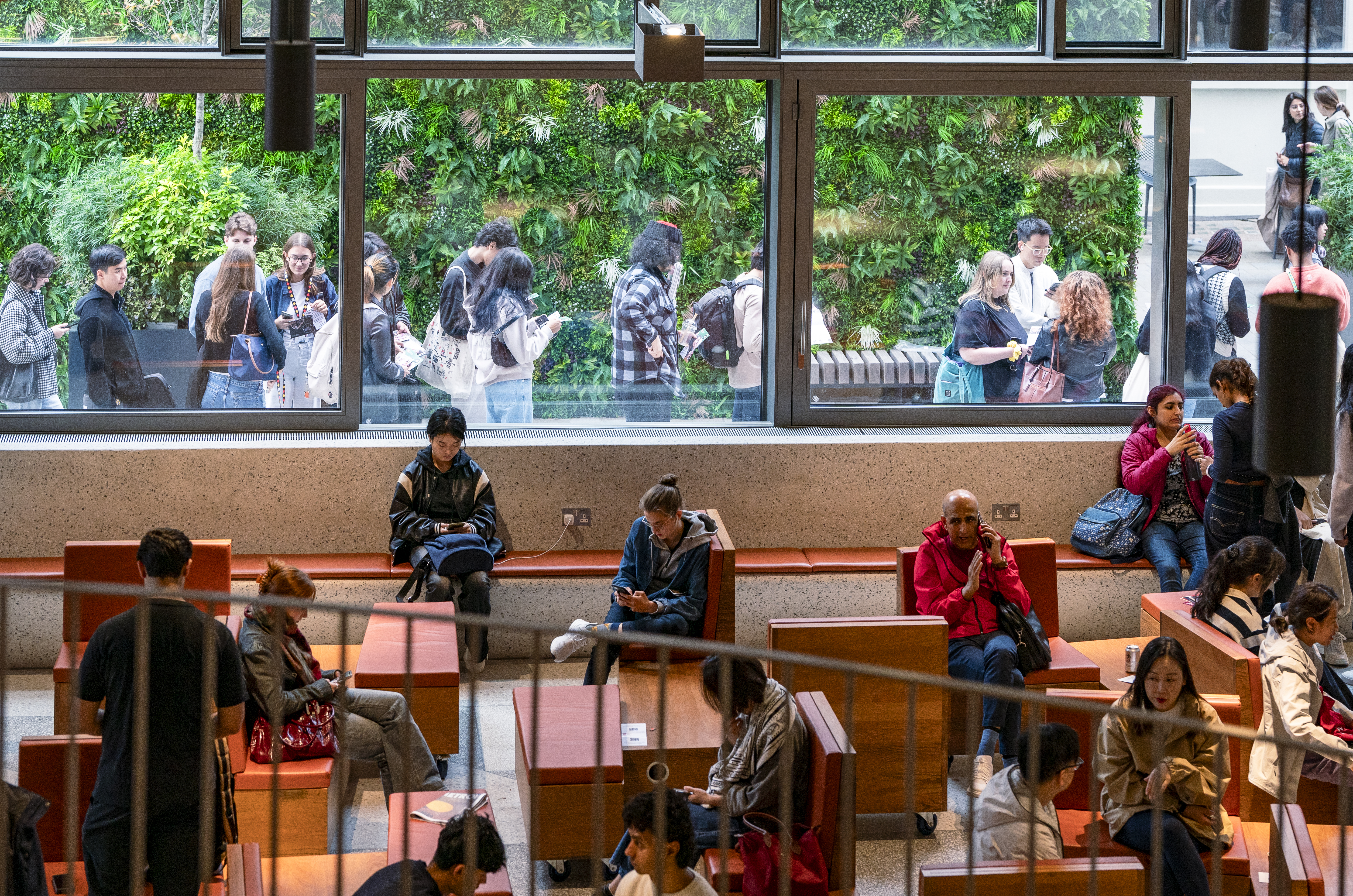 Students on campus