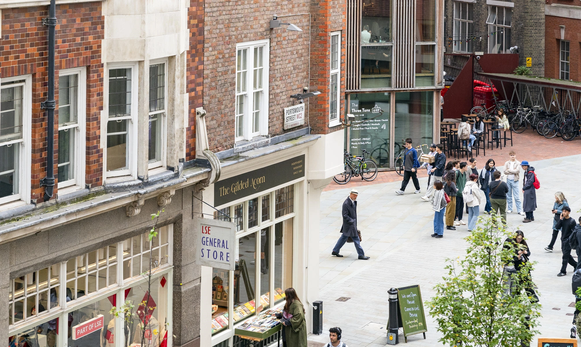 Campus during welcome week