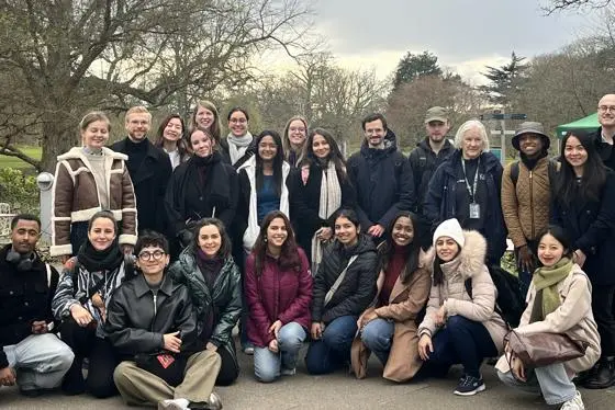 Students in the Happiness course at Kew Gardens in 2025