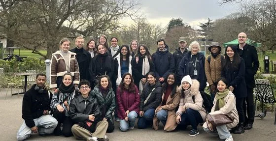Students in the Happiness course at Kew Gardens in 2025