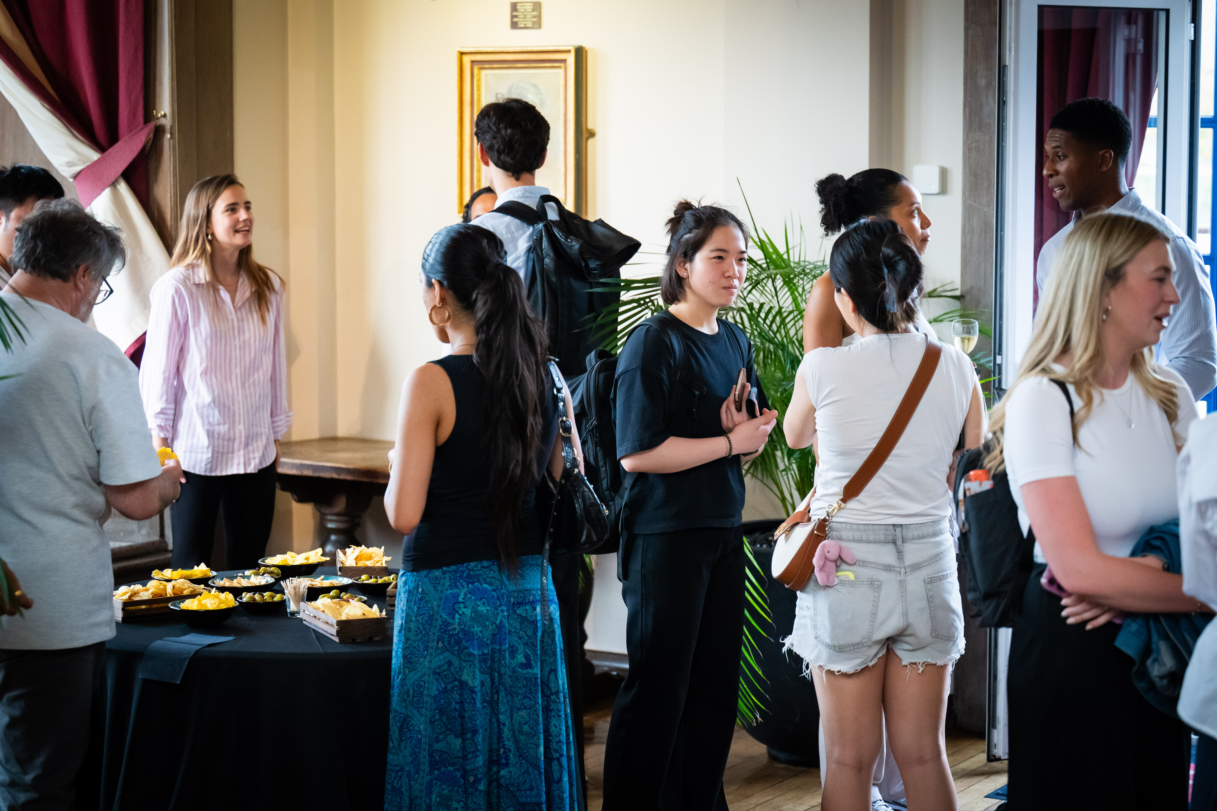 Audience at reception