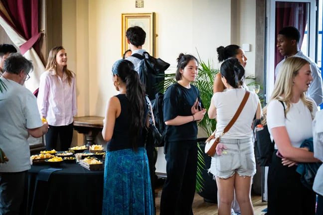 Audience at reception