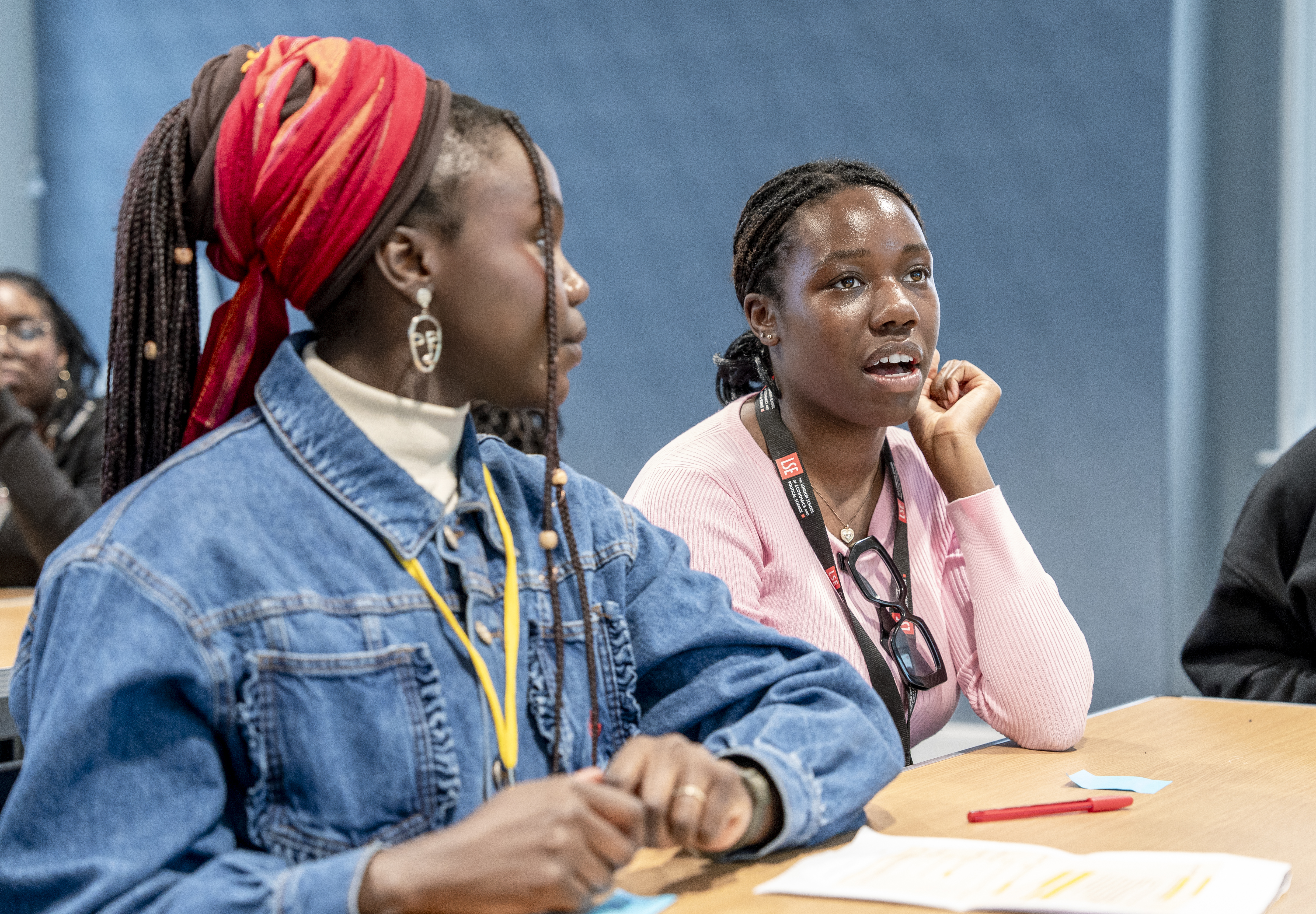 Two participants on a WP campus visit